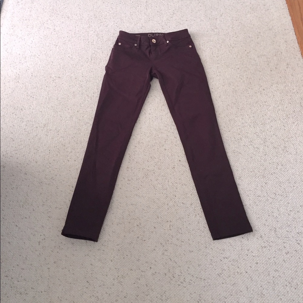 Maroon Purple Jeans